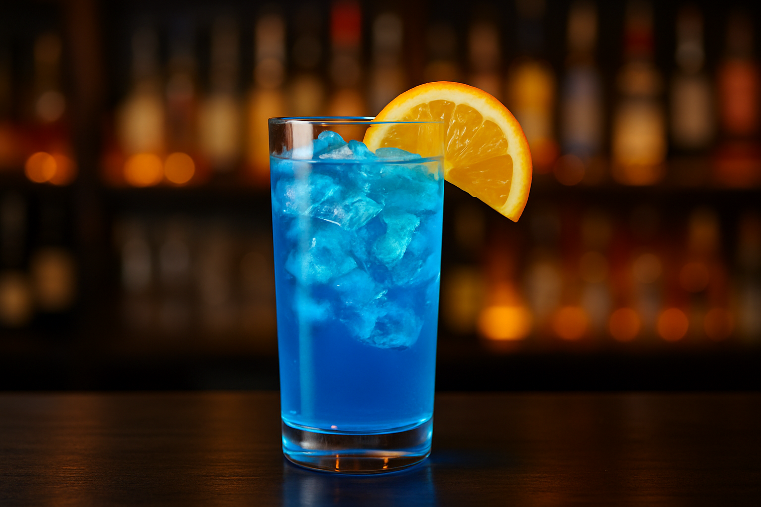 Blue curacao – drinkki: sininen pullo, appelsiinin maku