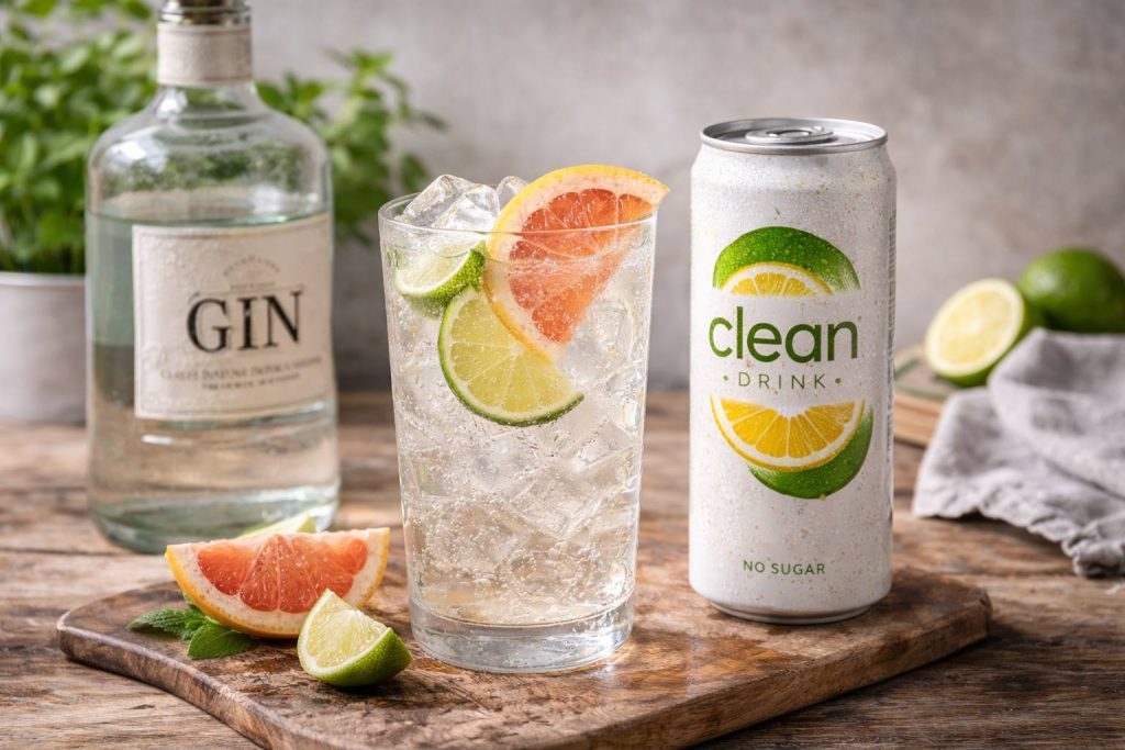 Clean Drink long drink ginillä