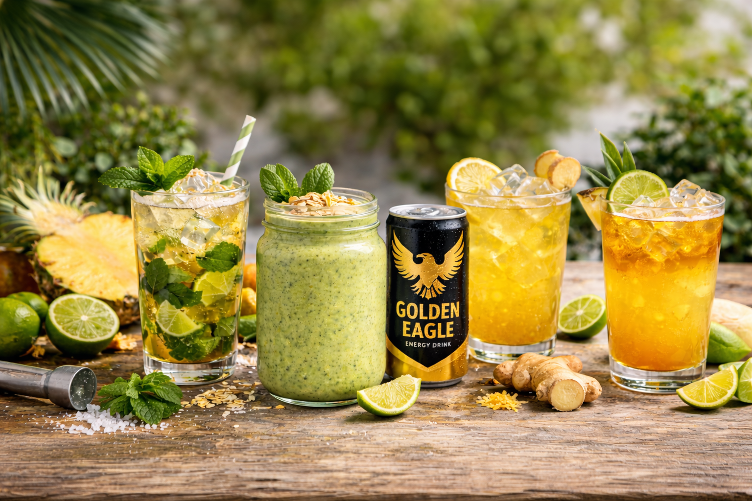 Golden Eagle Energy Drink: reseptit energiseen päivään