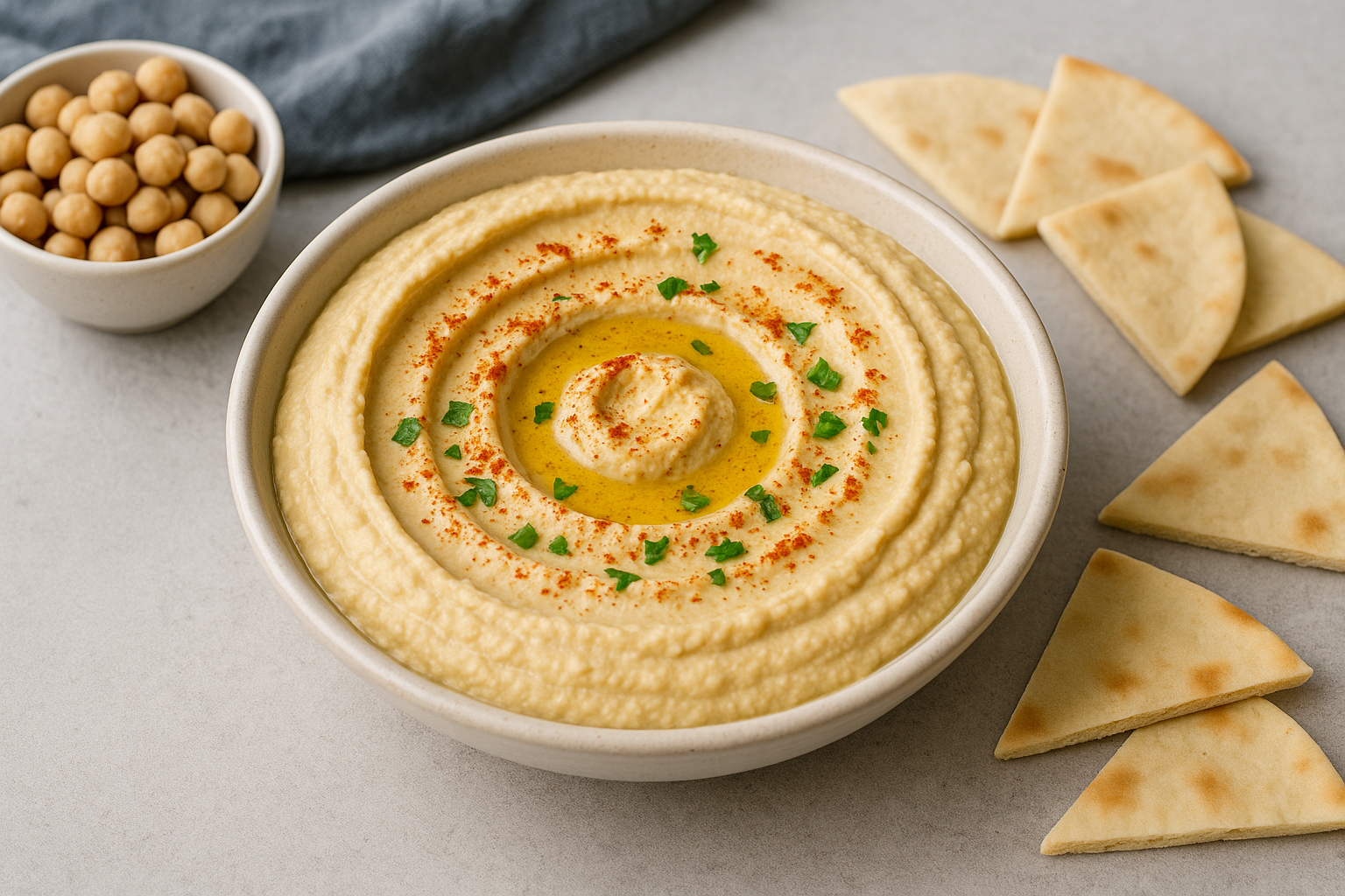 Hummus-resepti – selkeä opas kotikeittiöön