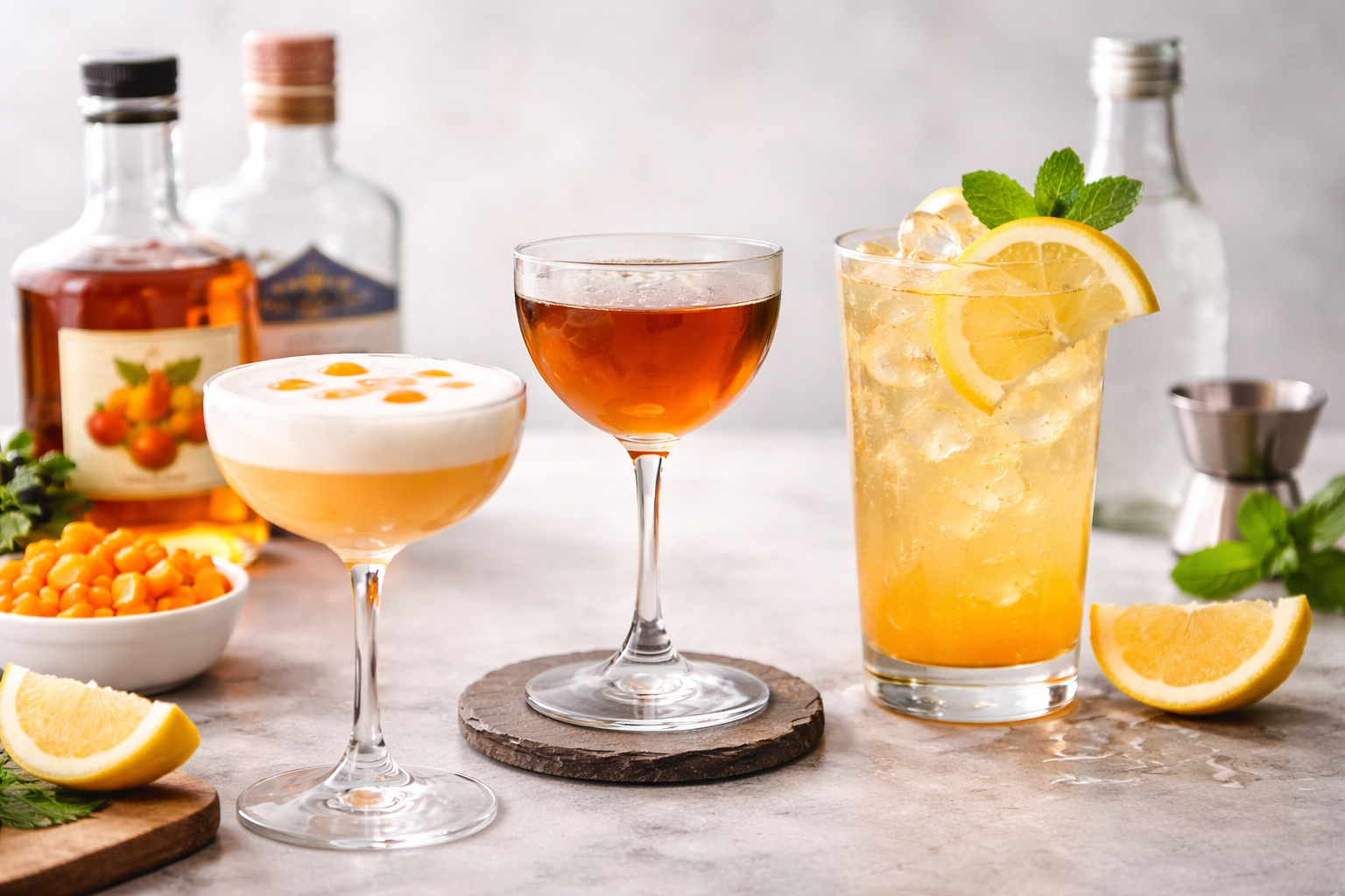 Lakkalikööri drinkki – cocktail-reseptit suomalaisella viinankastikkeella
