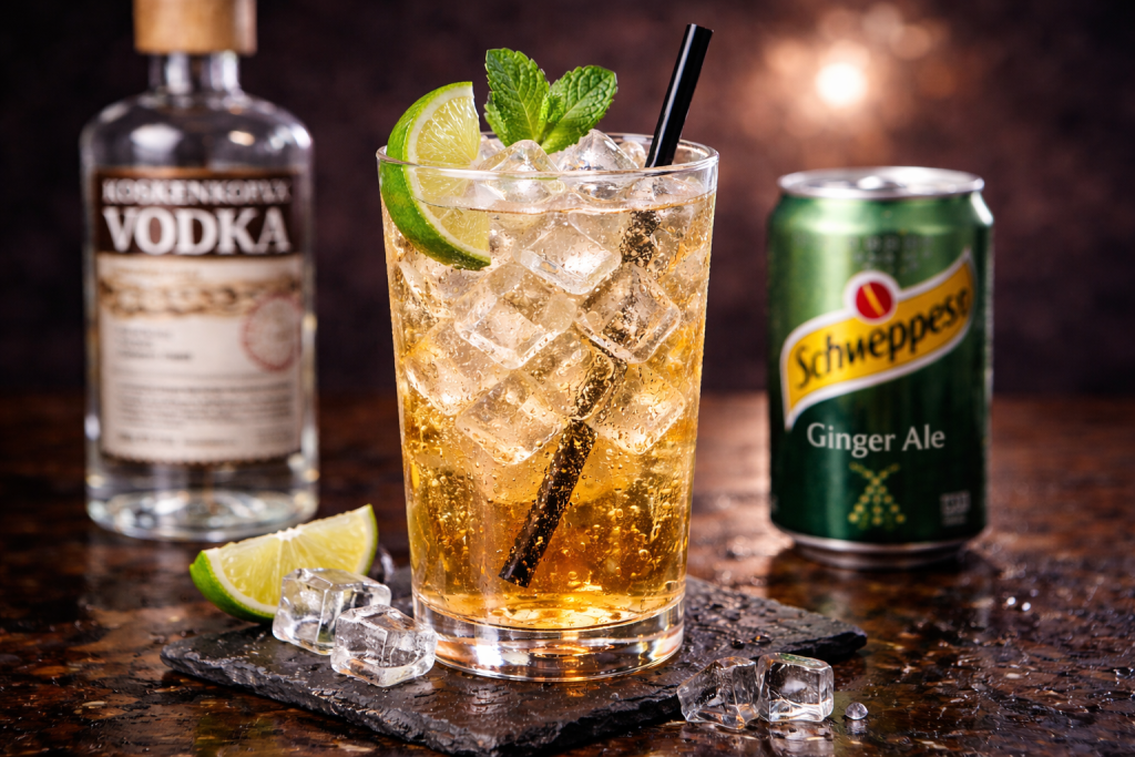 Vodka & Ginger Ale – lämmin ja kuivempi versio