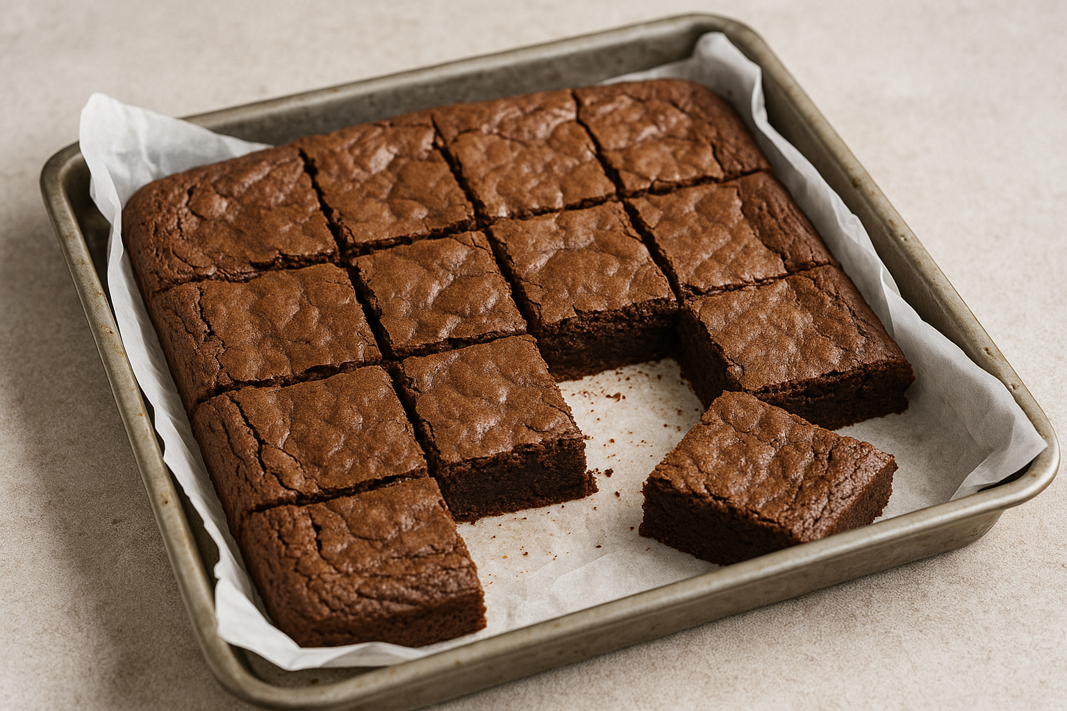 Brownie resepti – perinteinen suklaabrownie, rakenne, paisto ja käyttö kotikeittiössä