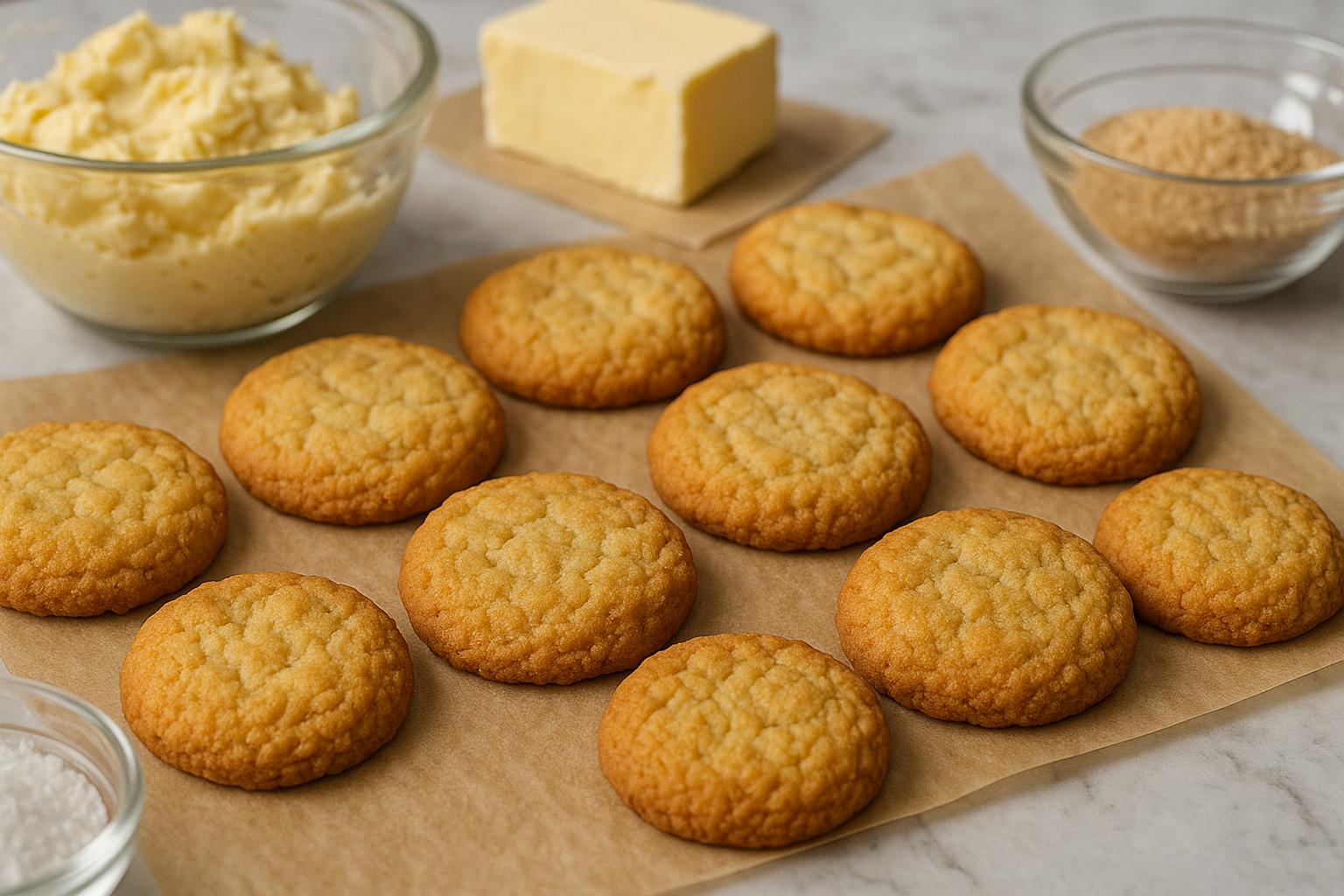 Keksi resepti, jossa käydään läpi kotitekoisen keksitaikinan valmistus, paistaminen ja rakenne